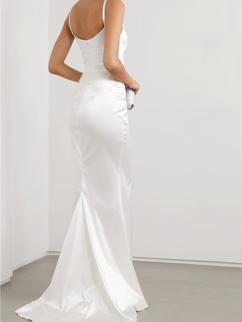 HALFPENNY LONDON
Dion stretch-duchesse satin gown, US Size 12